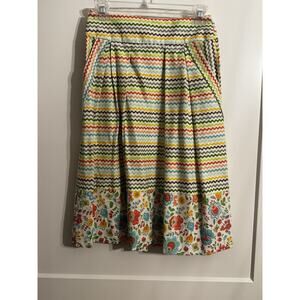 Handmade Boho Hippie Girl Skirt Multicolor Pockets Sz S? See Measurements